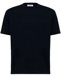 Alpha Studio - Tops ,Blauw ,Katoen Urban Fit Korte Mouw T-Shirt - Lyst