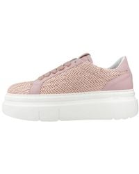 GIO+ - Schoenen ,Roze ,Leer Aria 50D Sneaker - Lyst