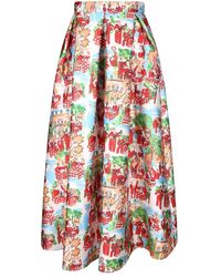 ALESSANDRO ENRIQUEZ - Rokken ,Veelkleurig ,Sk 02 Du Festa Midi Rok - Lyst