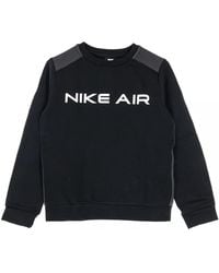 Nike - Crew sweatshirt schwarz/dunkelgrau/weiß streetwear - Lyst