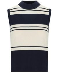 Weekend by Maxmara - Truien & Vesten ,Blauw ,Polyester Nazione Top - Lyst