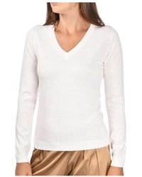 Gran Sasso - Scollo V Sweater - Lyst