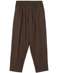 Universal Works - Broeken ,Bruin ,Katoen Pleated Track Pant - Lyst
