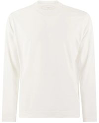 Fedeli - Long sleeved cotton t shirt - Lyst