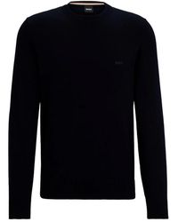 BOSS - Round-Neck Knitwear - Lyst
