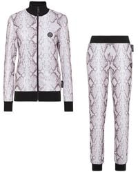 Philipp Plein - Triacetat Jogging Trainingsanzug: Top/Hose Pitone - Lyst