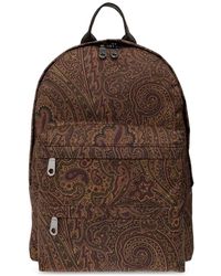 Etro - Gemusterter Rucksack - Lyst