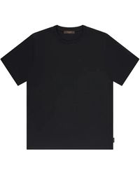 Zanone - Tops ,Zwart ,Z0542 T-Shirt - Lyst
