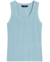 Weekend by Maxmara - Geripptes ärmelloses top ceylon - Lyst