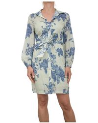 Guess - Kleedjes ,Groen ,Katoen Groene Jurken - Lyst