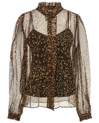 Twinset - Zijden Creponne Blouse - Lyst
