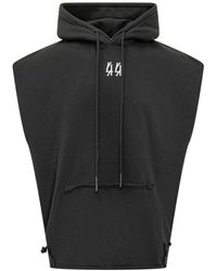 44 Label Group - Hoodies & Sweatvesten ,Zwart ,Katoen Centipede Sl Hoodie - Lyst