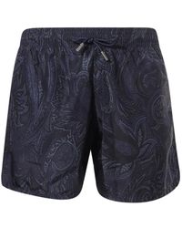 Etro - Paisley Zwemshorts - Lyst