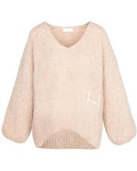 Hèst - Oversized v-ausschnitt pullover hést - Lyst