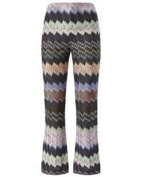 Missoni - Zigzag Knit Flared Pants - Lyst