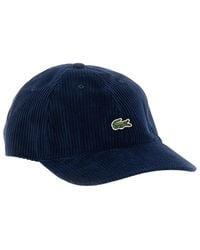 Lacoste - Baumwoll-Velours-Cap - Lyst