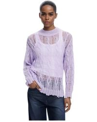 Desigual - Round-Neck Knitwear - Lyst