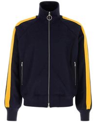 1989 STUDIO - Fitness ,Blauw ,Wol Side Band Jacket Zip Up - Lyst