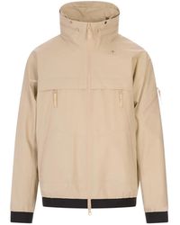 Stone Island - Jassen ,Bruin ,4100049 3L Gore-Tex Hooded Jacket - Lyst