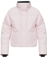 Canada Goose - Jassen ,Roze ,Satijn Grandview Cropped Jacket - Lyst