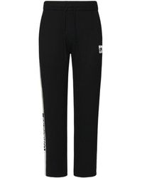 CASABLANCA - Zwarte Wollen Broek Met Trekkoord - Lyst