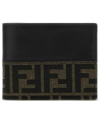 Fendi - Ff Jacquard Geldbörse - Lyst