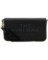 Marc Jacobs - La mini borsa nera in pelle - Lyst