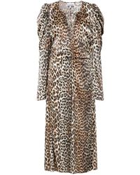 Ganni - Midi Dresses - Lyst