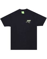 Huf - Zwarte Tee Met Groene Buddy Print - Lyst