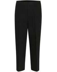 Kaffe - Kasakura Cropped Broek Met Rits - Lyst