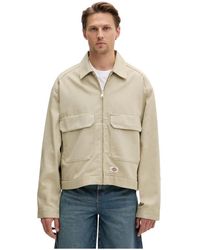 Dickies - Jassen ,Groen ,Hennep Hemp Twill Trucker Jacket - Lyst