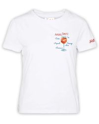 Mc2 Saint Barth - Weiße t-shirts und polos - Lyst
