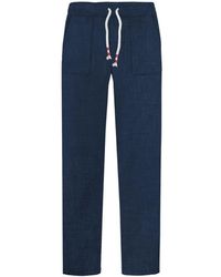 MC2 Saint Barth - Broeken ,Blauw ,Straight Broeken - Lyst