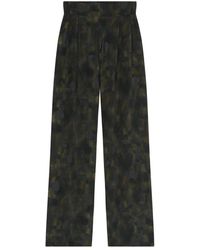 Cortana - Lockere seidenhose mit klimt-print - Lyst