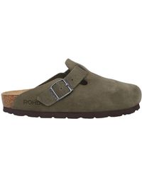 Rohde - Schoenen ,Groen ,Suède Groene Suède Klomp Voor - Lyst