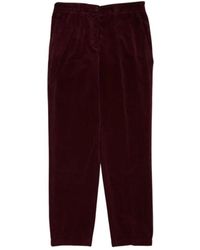 Aspesi - Broeken ,Rood Lange Broek - Lyst