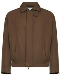Costumein - Jassen ,Bruin ,Bomber Crop - Lyst