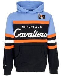 Mitchell & Ness - Hoodies & Sweatvesten ,Veelkleurig ,Katoen Nba Head Coach Hoodie Cleveland Cavaliers - Lyst