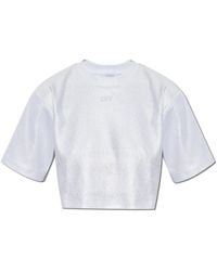 Off-White c/o Virgil Abloh - Kurzes locker sitzendes t-shirt - Lyst