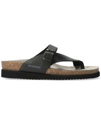 Mephisto - #39;Helen&#39; Schwarzer Sandale - Lyst