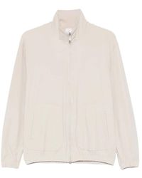 Eleventy - Bomberjacke Mit Hohem Kragen Und Reißverschluss - Lyst