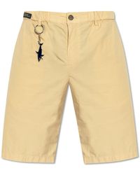 Paul & Shark - Korte Broeken ,Katoen Ultralichte Poplin Katoenen Bermuda Met Trekkoord - Lyst