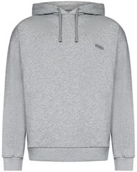 ZEGNA - Grauer Pullover Mit Kapuze Und Taschen - Lyst