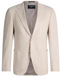 Strellson - Jassen ,Leer Fitted Blazer - Lyst