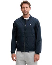 Helly Hansen - Fitness ,Blauw ,Polyester Marine Bomberjack - Lyst