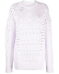 The Attico - Round-Neck Knitwear - Lyst