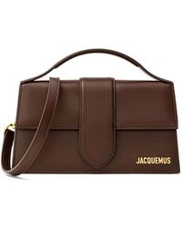 Jacquemus - Bruine Leren Handtas - Lyst
