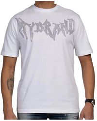 My Brand - Baumwoll t-shirt schwarz - Lyst