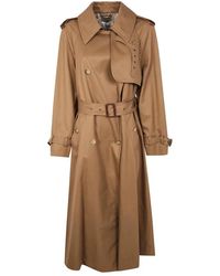 Chloé - Jassen ,Bruin ,Klassieke Trenchcoat Voor Vrouwen - Lyst