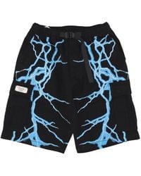 PHOBIA ARCHIVE - Korte Broeken ,Veelkleurig ,Katoen Lateral Lightning Cargo Shorts - Lyst
